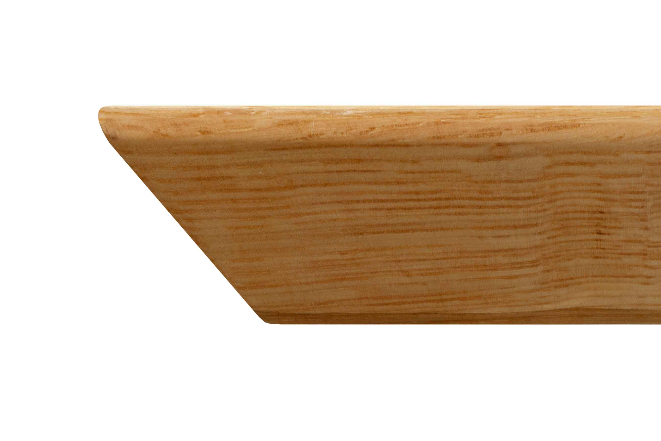 Eiche-30mm-Facettenkante-Querschnitt Tischplatte Eiche Facettenkante 30mm